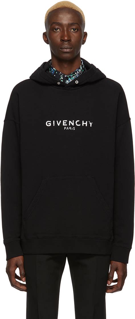 givenchy paris black hoodie|givenchy hoodie price.